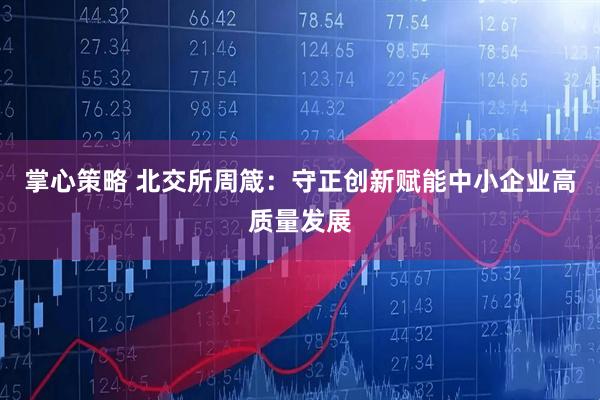 掌心策略 北交所周箴：守正创新赋能中小企业高质量发展